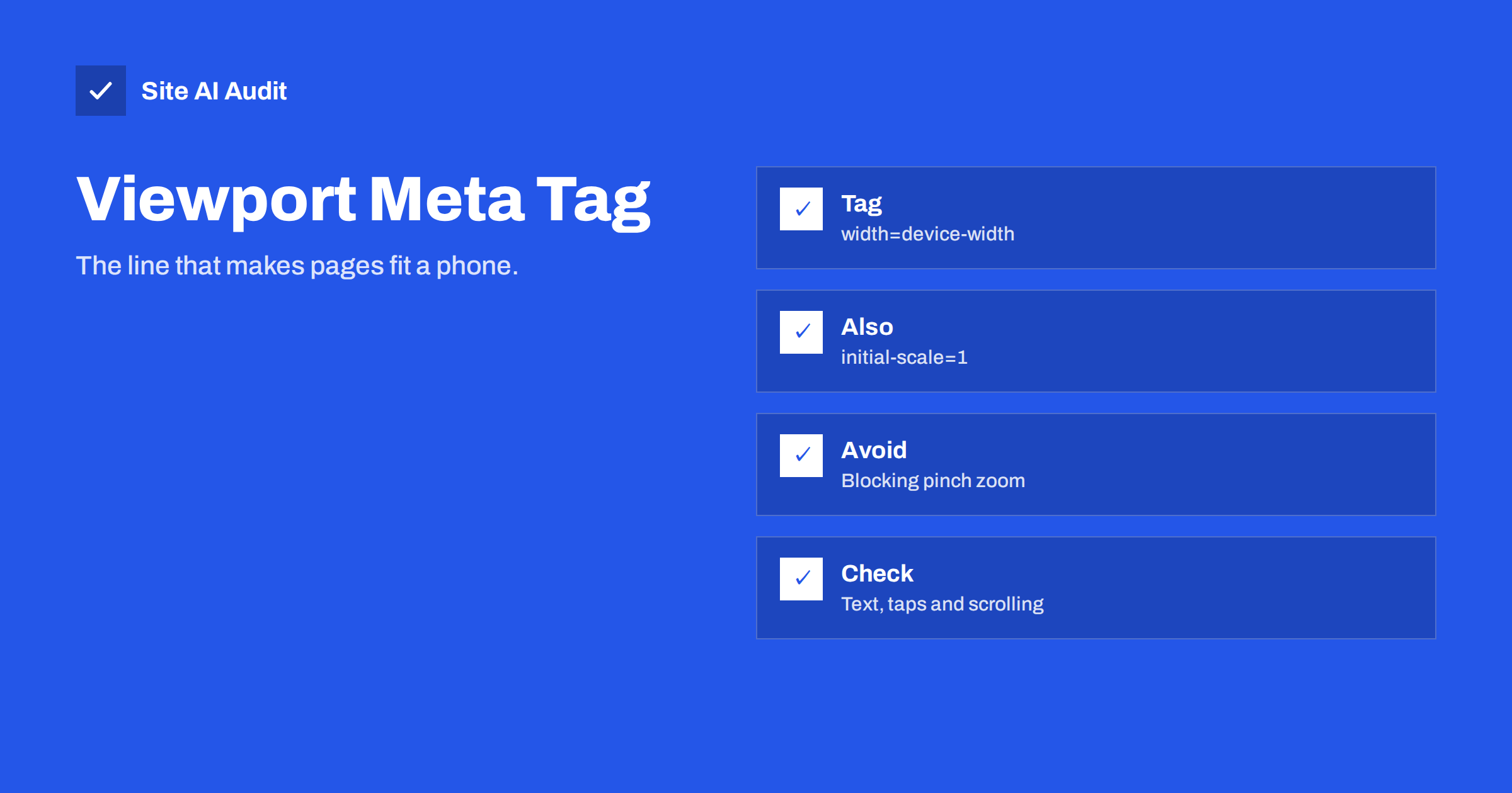 Viewport Meta Tag and Mobile Usability: A Practical Guide