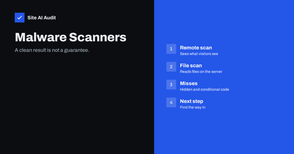 Website Malware Scanners: What They Catch and What They Miss