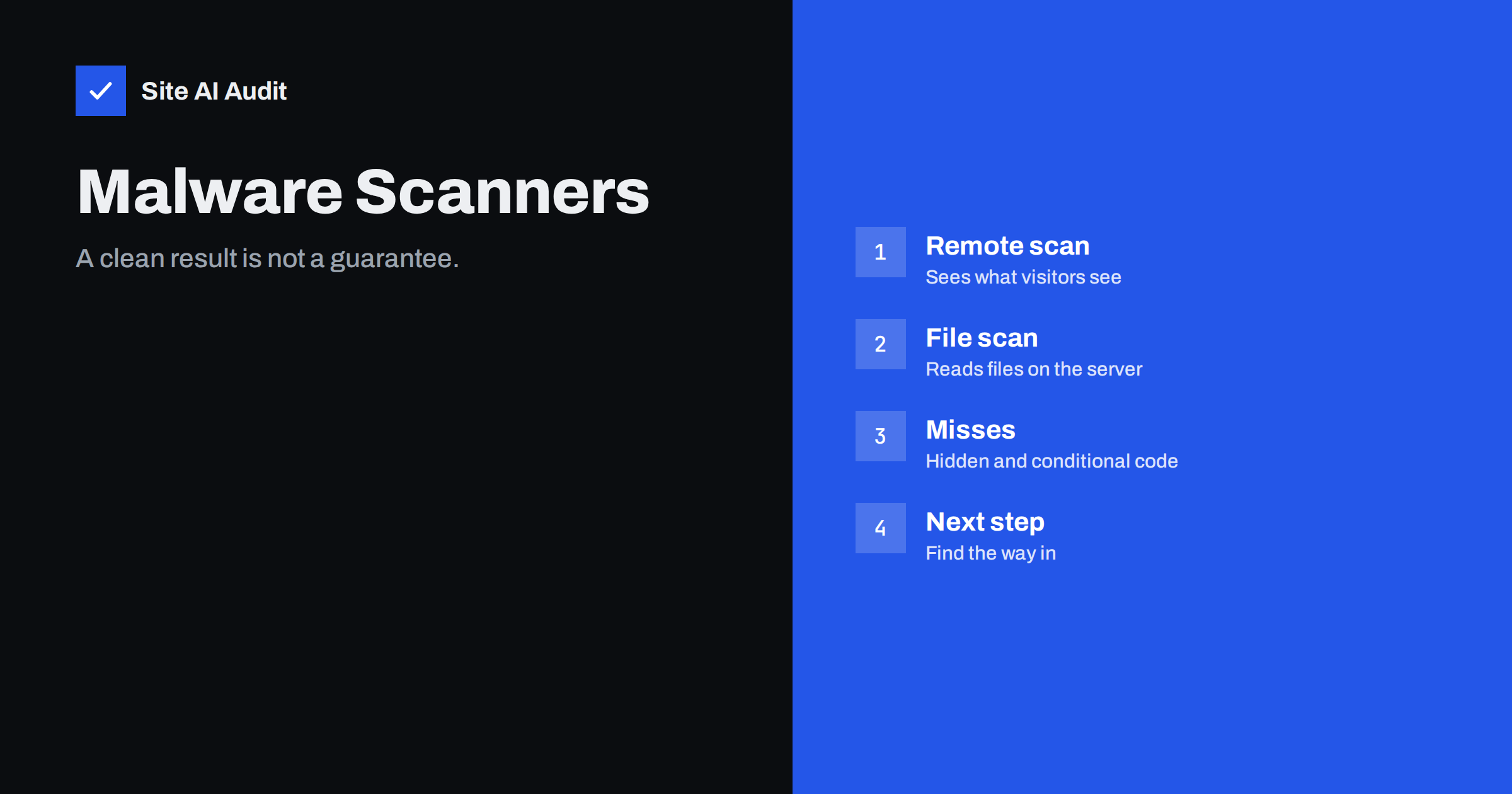 Website Malware Scanners: What They Catch and What They Miss