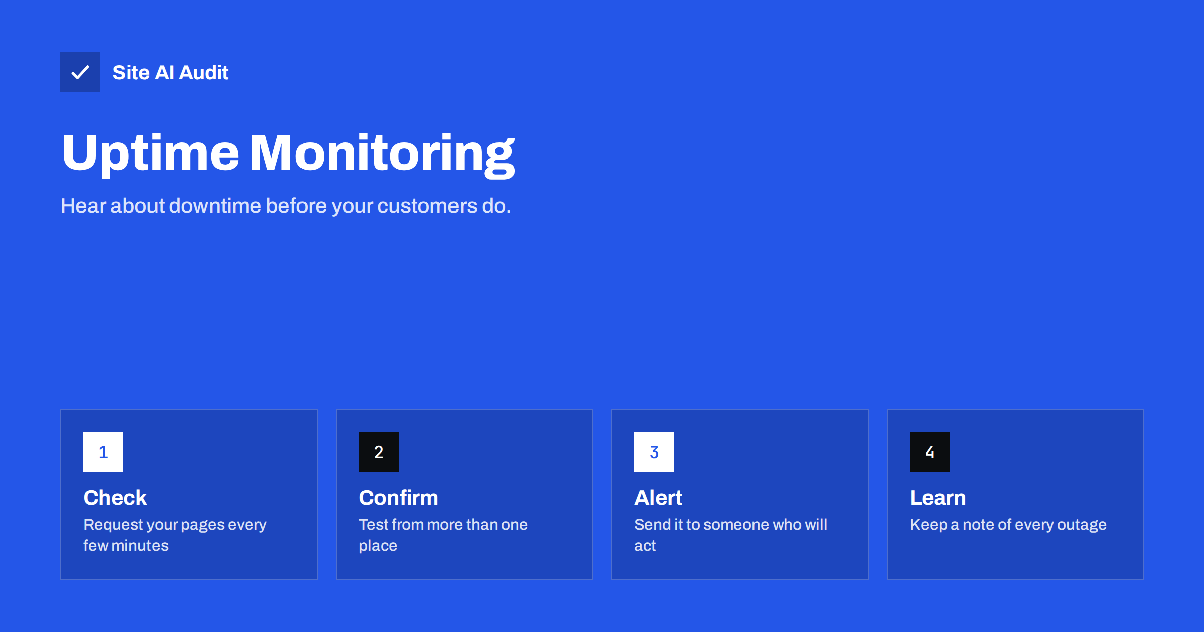 Website Uptime Monitoring: How to Know Your Site Is Down First
