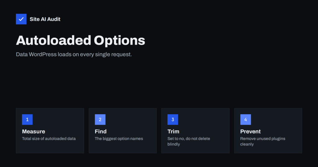 WordPress Autoloaded Options: The Hidden Cause of a Slow Site