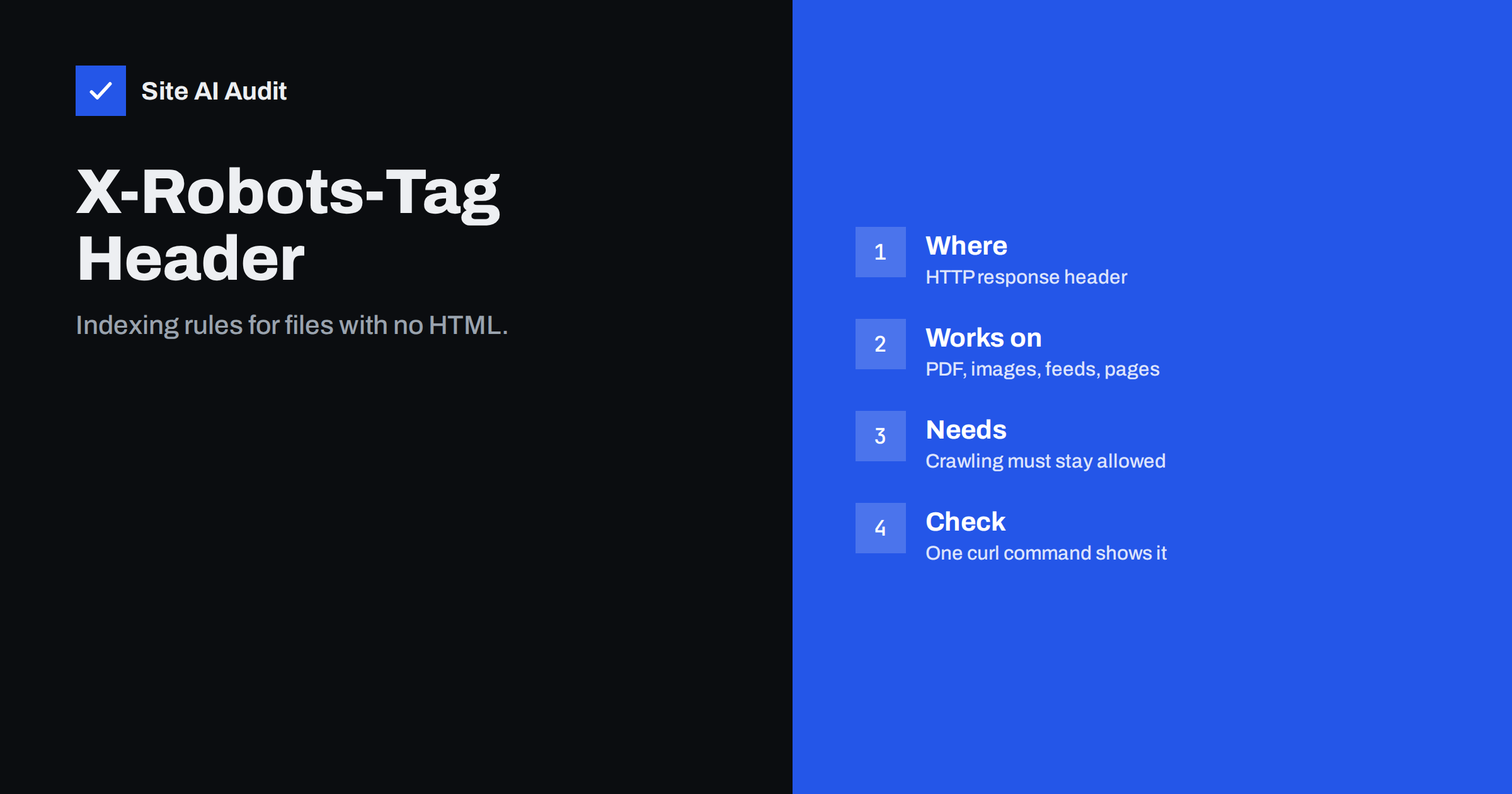 X-Robots-Tag Header: Control Indexing Beyond HTML Pages