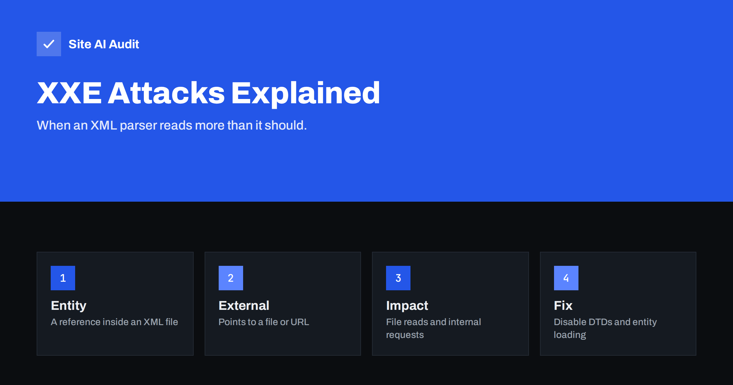 XML External Entity (XXE) Attacks Explained for Site Owners